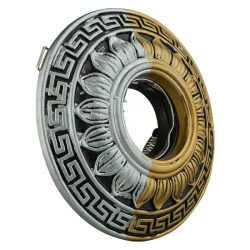 Світ.RG072L/10 SS+SG+BK гіпсовий срібло/золото/чорний MR16 круглий АСКО