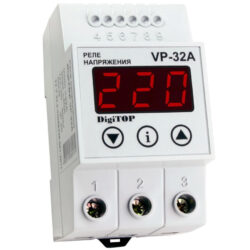 Обмежувач (реле) напруги Vp-32A V-protector на DIN-рейку, DigTOP